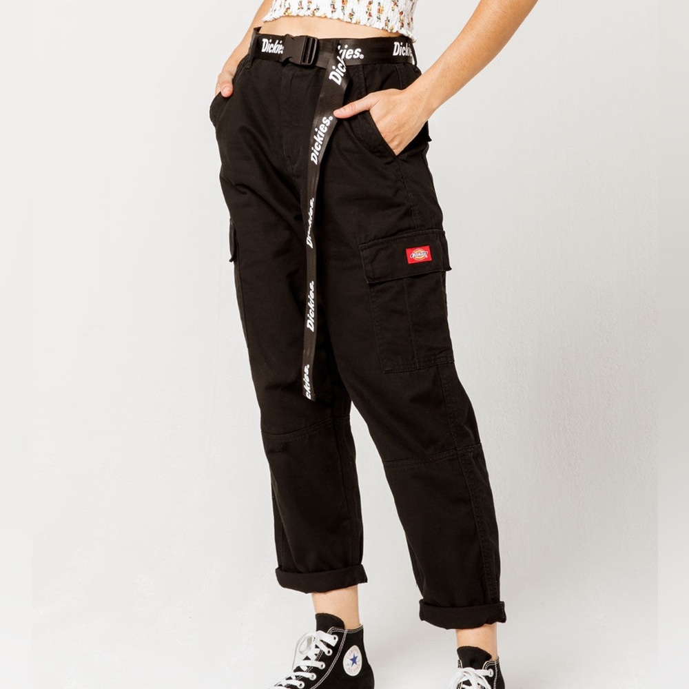 Dickies Belted Utility Black cargo Pants